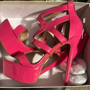 Elegant Pink High Heels